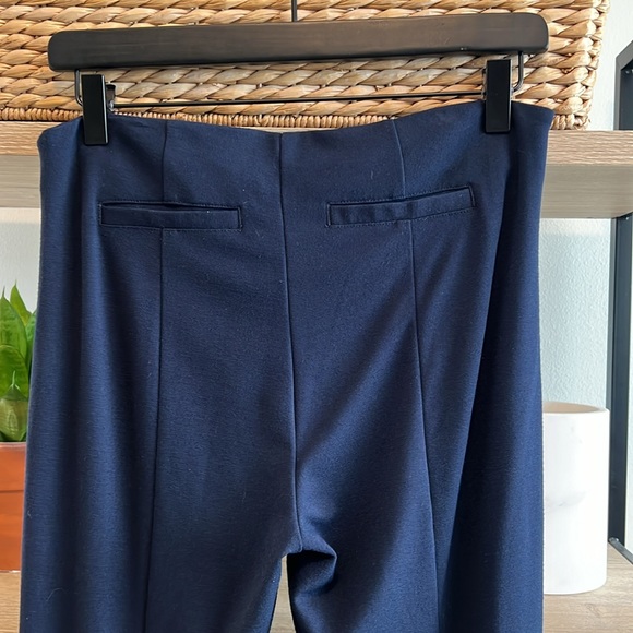 CAbi Mid-Rise Newport Navy Slim Leg #814 Ponte Pants, 4 - Picture 6 of 9